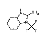 CAS 登录号：328406-17-3， 2-甲基-1-(三氟甲基)-1H-苯并咪唑
