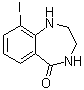 CAS 登录号：328546-79-8， 9-碘-1,2,3,4-四氢-5H-1,4-苯并二氮杂卓-5-酮