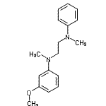 CAS 登录号：32857-39-9， N-(3-甲氧基苯基)-N,N'-二甲基-N'-苯基-1,2-乙二胺