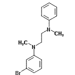 CAS 登录号：32857-46-8， N-(3-溴苯基)-N,N'-二甲基-N'-苯基-1,2-乙二胺