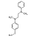 CAS 登录号：32869-57-1， N-(4-甲氧基苯基)-N,N'-二甲基-N'-苯基-1,2-乙二胺