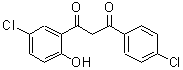 CAS 登录号：328925-66-2， 1-(5-氯-2-羟基苯基)-3-(4-氯苯基)-1,3-丙烷二酮
