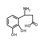 CAS#: 32906-20-0, 3-Amino-3-(2,3-Dihydroxyphenyl)Propanoic Acid