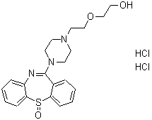 CAS#: 329218-11-3, 2-[2-[4-(5-Oxidodibenzo[b,f][1,4]Thiazepin-11-Yl)-1-Piperazinyl]Ethoxy]-Ethanol ,Dihydrochloride