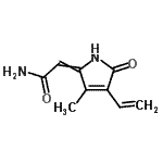 CAS#: 329314-75-2, 2-(3-Methyl-5-Oxo-4-Vinyl-1,5-Dihydro-2H-Pyrrol-2-Ylidene)Acetamide