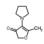 CAS#: 329769-49-5, 5-Methyl-4-(1-Pyrrolidinyl)-3(2H)-Furanone