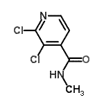 CAS#: 329794-24-3, 2,3-Dichloro-N-Methylisonicotinamide