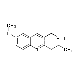 CAS#: 3299-44-3, 3-Ethyl-6-Methoxy-2-Propylquinoline