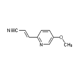 CAS 登录号：329974-33-6， (2E)-3-(5-甲氧基-2-吡啶基)丙烯腈