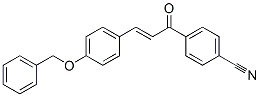 CAS#: 33084-01-4, 4-[3-[4-(Phenylmethoxy)Phenyl]Prop-2-Enoyl]Benzonitrile