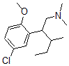 CAS#: 33132-85-3, 2-(5-Chloro-2-Methoxyphenyl)-N,N,3-Trimethylpentan-1-Amine