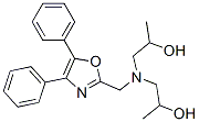 CAS#: 33161-83-0, 1-[[4,5-Di(Phenyl)-1,3-Oxazol-2-Yl]Methyl-(2-Hydroxypropyl)Amino]Propan-2-Ol