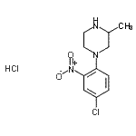 CAS#: 331657-28-4, 1-(4-Chloro-2-Nitrophenyl)-3-Methylpiperazine Hydrochloride (1:1)