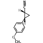 CAS 登录号：331941-37-8， (1R,2S)-2-(4-甲氧基苯基)环丙烷甲腈