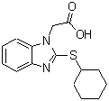 CAS 登录号：331964-12-6， [2-(环己基硫基)-1H-苯并咪唑-1-基]乙酸