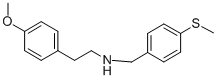 CAS 登录号：331970-71-9， [2-(4-甲氧基-苯基)-乙基]-(4-甲硫基-苄基)-胺
