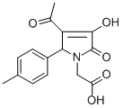 CAS 登录号：332022-22-7， 2-[(2S)-3-乙酰基-4-羟基-2-(4-甲基苯基)-5-氧代-2H-吡咯-1-基]乙酸