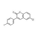 CAS#: 332030-55-4, 6-Chloro-3-(4-Iodophenyl)-2H-Chromen-2-One