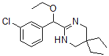 CAS#: 33210-43-4, 2-[(3-Chlorophenyl)-Ethoxymethyl]-5,5-Diethyl-4,6-Dihydro-1H-Pyrimidine