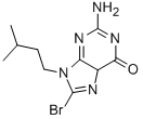 CAS 登录号：332102-03-1， 2-氨基-8-溴-9-异戊基-5H-嘌呤-6(9H)-酮