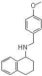 CAS 登录号：332108-04-0， N-(4-甲氧基苄基)-1,2,3,4-四氢-1-萘胺