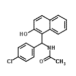 CAS#: 332174-65-9, N-[(4-Chlorophenyl)(2-Hydroxy-1-Naphthyl)Methyl]Acetamide
