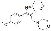 CAS 登录号：3323-02-2， 2-(4-甲氧基苯基)-3-(吗啉-4-基甲基)咪唑并[1,2-a]吡啶
