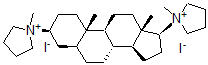 CAS#: 33235-64-2, 1-[(3S,5S,8R,9S,10S,13S,14S,17S)-10,13-Dimethyl-3-(1-Methylpyrrolidin-1-Ium-1-Yl)-2,3,4,5,6,7,8,9,11,12,14,15,16,17-Tetradecahydro-1H-Cyclopenta[a]Phenanthren-17-Yl]-1-Methylpyrrolidin-1-Ium Diiodide