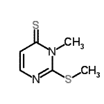 CAS 登录号：33267-98-0， 3-甲基-2-(甲硫基)-4(3H)-嘧啶硫酮