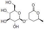 CAS 登录号：33276-04-9， (4S,6S)-6-甲基-4-[(2R,3R,4S,5S,6R)-3,4,5-三羟基-6-(羟基甲基)四氢吡喃-2-基]氧基四氢吡喃-2-酮