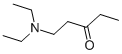 CAS 登录号：33279-05-9， 1-(二乙基氨基)戊烷-3-酮