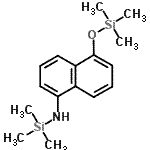 CAS#: 33285-82-4, 1,1,1-Trimethyl-N-{5-[(Trimethylsilyl)Oxy]-1-Naphthyl}Silanamine