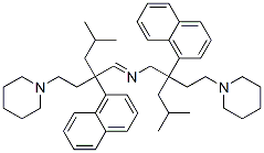 CAS#: 33310-63-3, 4-Methyl-N-[4-Methyl-2-Naphthalen-1-Yl-2-(2-Piperidin-1-Ylethyl)Pentyl]-2-Naphthalen-1-Yl-2-(2-Piperidin-1-Ylethyl)Pentan-1-Imine