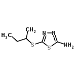 CAS#: 33313-08-5, 5-(Sec-Butylsulfanyl)-1,3,4-Thiadiazol-2-Amine