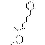 CAS 登录号：333396-16-0， 3-溴-N-(4-苯基丁基)苯甲酰胺