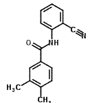 CAS 登录号：333442-30-1， N-(2-氰基苯基)-3,4-二甲基苯甲酰胺