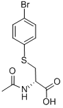 CAS 登录号：3343-66-6， (2R)-2-乙酰氨基-3-(4-溴苯基)硫基丙酸