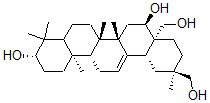 CAS#: 3345-34-4, (3S,6aR,6bS,8R,8aS,11R,12aR,14aR,14bR)-8a,11-Bis(Hydroxymethyl)-4,4,6a,6b,11,14b-Hexamethyl-1,2,3,4a,5,6,7,8,9,10,12,12a,14,14a-Tetradecahydropicene-3,8-Diol