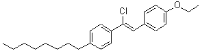 CAS#: 33468-15-4, trans-4-Octyl-alpha-Chloro-4'-Ethoxystilbene