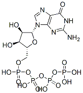 CAS#: 33503-72-9, [(2R,3S,4R,5R)-5-(2-Amino-6-Oxo-3H-Purin-9-Yl)-4-Hydroxy-2-[(Hydroxy-Phosphonooxyphosphoryl)Oxymethyl]Oxolan-3-Yl] Phosphono Hydrogen Phosphate