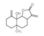 CAS#: 33530-71-1, 9a-Hydroxy-5a-Methyl-3,9-Dimethylidene-4,5,6,7,8,9b-Hexahydro-3aH-Naphtho[2,1-d]Furan-2-One