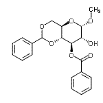 CAS#: 33535-04-5, Methyl 3-O-Benzoyl-4,6-O-Benzylidene-alpha-D-Glucopyranoside