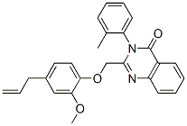 CAS#: 3354-14-1, 2-[(2-Methoxy-4-Prop-2-Enylphenoxy)Methyl]-3-(2-Methylphenyl)Quinazolin-4-One