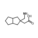 CAS#: 335458-68-9, [2-(Aminomethyl)Octahydro-2-Pentalenyl]Acetic Acid