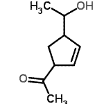 CAS 登录号：336101-01-0， 1-[4-(1-羟基乙基)-2-环戊烯-1-基]乙酮