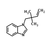 CAS 登录号：336106-25-3， 1-(2,2-二甲基-3-丁烯-1-基)-1H-苯并咪唑