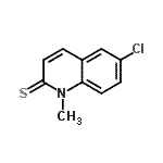 CAS#: 33682-77-8, 6-Chloro-1-Methyl-2(1H)-Quinolinethione