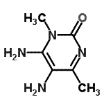 CAS 登录号：33704-84-6， 5,6-二氨基-1,4-二甲基-2(1H)-嘧啶酮