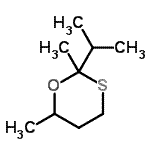 CAS#: 33709-61-4, 2-Isopropyl-2,6-Dimethyl-1,3-Oxathiane