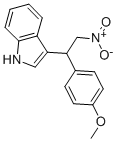 CAS 登录号：33723-33-0， 3-[(1R)-1-(4-甲氧基苯基)-2-硝基乙基]-1H-吲哚